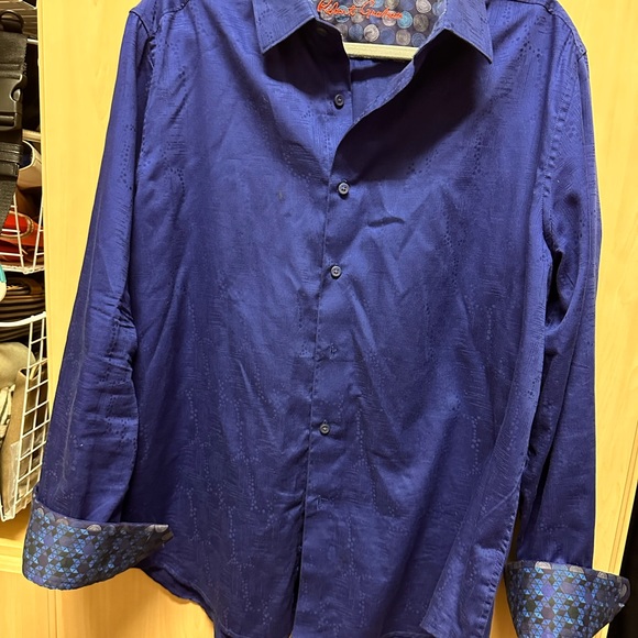 Robert Graham Shirts Robert Graham Robert Graham Shirt With Different Pattern On Turn Up